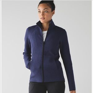 EUC Lululemon insculpt jacket sz 6 in deep indigo